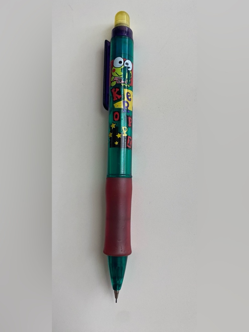 1988/1996 Sanrio Vintage Keroppi Mechanical Pencil made in Japan 0.5mm Working!